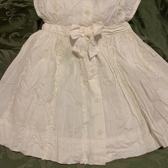 GAP-Beautiful Ivory Dress 6-12 Months - Picture 6 of 7